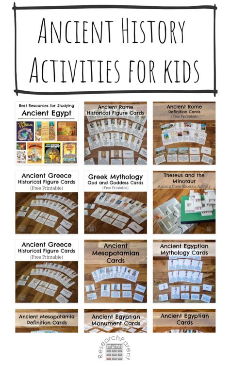 History Activities For Kids, Ancient History Projects, Ancient History Timeline, Ancient Egypt Activities, Timeline History, History Homeschool, Learning History, World History Classroom, Starověký Egypt