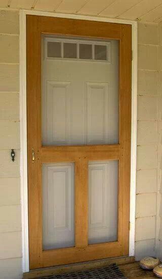 Screen door Build A Screen Door, Screen Door Projects, Basement Door, Door Plan, Party Room, Walkout Basement, Cool Ideas, Home Repairs, Screen Door