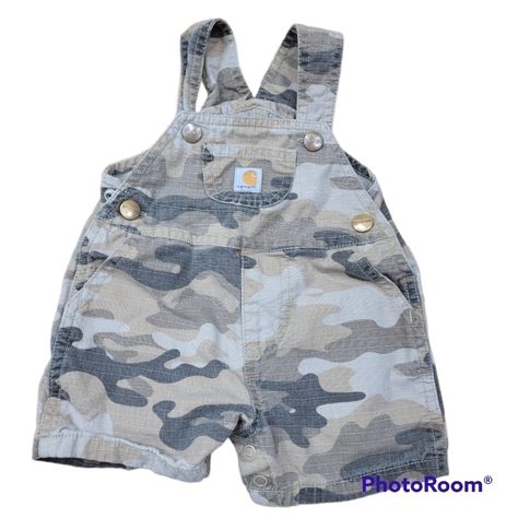 Carhartt Camo Colorway Overall Shorts 6 Months Baby Carhartt Overalls, Toddler Carhartt, Overalls Boy, Brown Overalls, Carhartt Kids, Overalls Boys, Pink Overalls, Boys Overalls, Carhartt Overalls