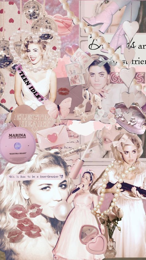 Marina Aesthetic Wallpaper, Marina Electra Heart, Electra Heart Aesthetic, Marina And The Diamonds Aesthetic, Marina Wallpaper, Marina Aesthetic, Spooky Dress, Diamond Wallpaper Iphone, Electra Heart