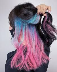 https://encrypted-tbn0.gstatic.com/images?q=tbn:ANd9GcScZyWbqmWUwjz6HVn1pMoWOg11-lxjf2Hr4g&usqp=CAU Pink Blue Purple Hair, Egirl Hair Color, Egirl Hair, Pink And Blue Hair, Blue Purple Hair, Blue And Pink Hair, Coral Hair, Pink Hair Color, Purple Ombre Hair