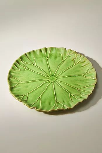 Unique Dinnerware, Side Plate, Bhldn Weddings, Plate Design, Unique Presents, Side Plates, Ceramic Plates, Lily Pads, Dinnerware Sets