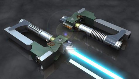 Hand guard Lightsaber Ezra Lightsaber, Lightsaber Concept, Ezra Bridger Lightsaber, Lightsaber Designs, Diy Lightsaber, Star Wars Timeline, Lightsaber Design, Fandom Merch, Sw Rebels