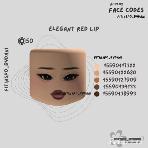 Ombre Mink Lashes Face Code Berry Ave, Bloxburg Face Codes Woman Head, Roblox Face Code Woman Head, Roblox Codes Face, Bloxburg Face Codes, Faces Aesthetic, Berry Avenue Codes Face, Aesthetic Codes, Roblox Face