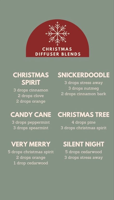 Essential Oil Christmas Diffuser Blends, Essential Oil Recipes Christmas Diffuser Blends, Oil Mixtures For Diffuser, Christmas Young Living Diffuser Blends, December Essential Oil Blends, Christmas Blends Essential Oils, Essential Oils Christmas Blends, Young Living Christmas Diffuser Blends, Christmas Oil Diffuser Blends