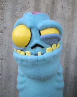 Zombie Puppet, Blue Zombie, Puppet Design, Puppet Building, My New Years Resolution, Monster Puppet, Custom Puppets, Puppets Diy, Puppet Patterns