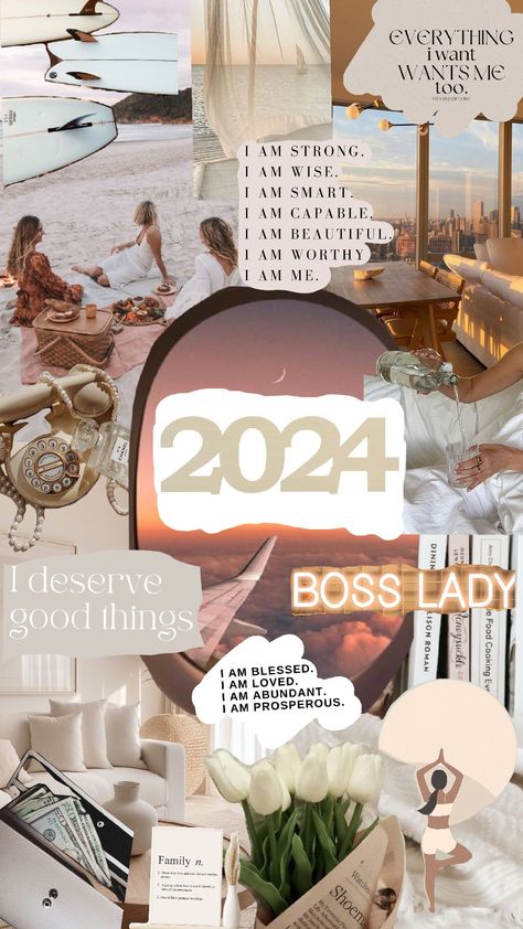 Neutral Vision Board #visionboard #2024 #nye #newyears #happy #goals Neutral Vision Board, Vision Board Examples, Vision Board Pictures, Vision Boards, Vision Board, Quotes