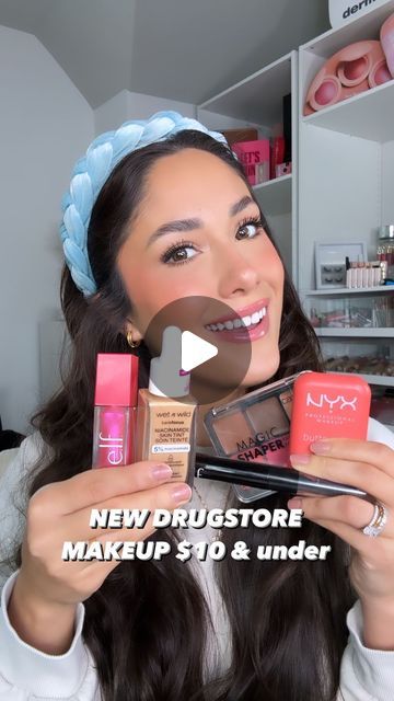 Vianney Strick on Instagram: "✨GRWM NEW DRUGSTORE MAKEUP✨ ​Makeup under ten dollars👏🏼 Get ready with me with all new drugstore makeup! I didn't even do this in purpose but all of these makeup products are $10 or under! These are drugstore and affordable makeup products that I've been testing out and I have been loving. They all wear beautifully throughout the day and worth every penny. I love my high end makeup just like everyone else but there's also so many gems at the drugstore. If you want to see a high end version of this video, check 2 videos back☺️ ​💓elf cosmetics brow lamination gel $8USD @elfcosmetics  ​💓wet n wild bare focus Niacinamide skin tint $8USD (medium beige) @wetnwildbeauty  ​💓Catrice magic shaper face cream palette $8USD @catrice.us @catrice.cosmetics  ​💓NYX profe Best Elf Makeup Products, Nyx Makeup Products, Best Elf Makeup, Drugstore Contour, Drugstore Makeup Must Haves, Elf Brow, Catrice Makeup, Affordable Makeup Products, Cream Palette