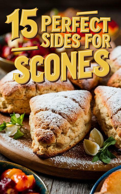 Elevate your breakfast game with these delicious scone pairings! 🥐🍓 #scones #breakfastideas What To Serve With Scones, Breakfast Scones, Savory Scones, Bacon Sausage, Balanced Breakfast, Yogurt And Granola, Breakfast Menu, Best Side Dishes, Cheese Platters