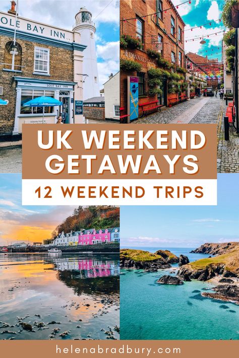 12 UK weekend break ideas to inspire your next UK short break or getaway. From the coast of Cornwall or Suffolk, to the Scottish Islands or a city break in Belfast or York. Plan the best UK weekend breaks | weekend away in uk | uk weekend away | weekend away ideas uk | weekends away uk | weekend getaway ideas uk | weekend trips in the uk | best weekend trips uk | weekend trips in uk | uk weekend trips | uk weekend getaways | best weekend getaways uk | uk weekend breaks romantic | uk city breaks City Breaks Uk, Best Weekend Trips, Lulworth Cove, Break Ideas, Weekend Break, Best Weekend Getaways, Jurassic Coast, Scottish Islands, Weekend Breaks