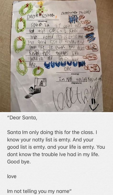 Kids Totally Nailed Their Letter To Santa – 100 Pictures