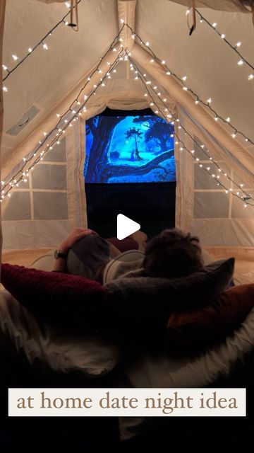 Outdoor Movie Date Night, Outdoor Movie Date, Camping Wood Stove, Amazon List, Backyard Tent, Inflatable Tent, Outdoor Date, Suv Camping, Backyard Movie Nights