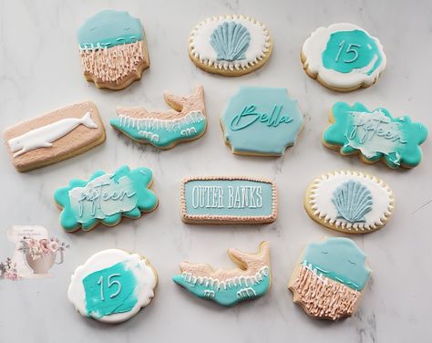 Outer Banks Cookies, Birthday 10, Birthday Inspo, Outer Banks, Banks, Cupcake, Party Ideas, Birthday Party, Baking