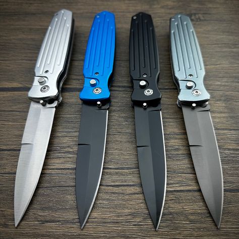 Quick action automatic knives Blade City, Crossbow Bolts, Ceramic Crosses, Benchmade Knives, Automatic Knives, Crossbow, Pocket Clip, Pocket Knives, Push Button