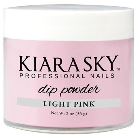 Kiara Sky Dip Dipping Powder Light Pink 2oz / 56g On Sale! Kiara Sky Dip Powder, Kiara Sky, Nail Design Video, Powder Nail Polish, Nail Bed, Get Stronger, Long Lasting Nails, Dip Powder Nails, Beauty Nail