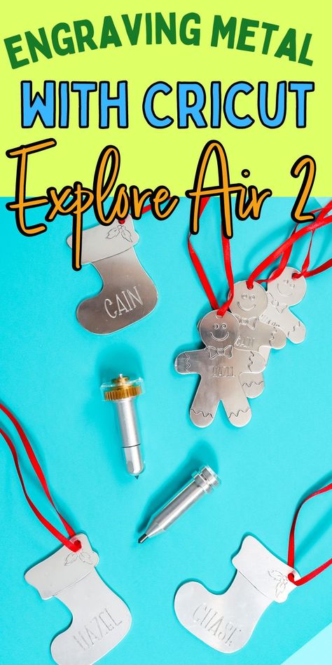 How To Use Cricut Engraving Tool, Etch Metal With Cricut, How To Engrave With Cricut Explore Air 2, Engrave With Cricut Explore Air, How To Engrave Metal, Cricut Metal Engraving, Engraving With Cricut Explore Air 2, How To Cut Acrylic, How To Cut Metal