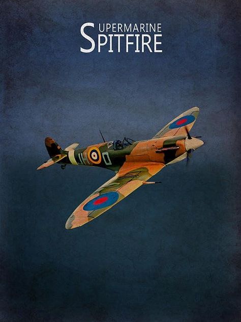 Spitfire Airplane, Spitfire Plane, Crimson Skies, Airplane Collection, Luftwaffe Planes, Wwii Fighter Planes, Aviation Decor, Airplane Wall Art, Aviation Posters