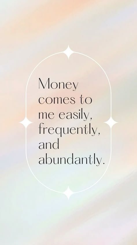 Money Comes To Me, Money Affirmation, Money Manifest, Manifestation Vision Board, Vision Book, Money Vision Board, Manifesting Vision Board, Vie Motivation, Vision Board Affirmations