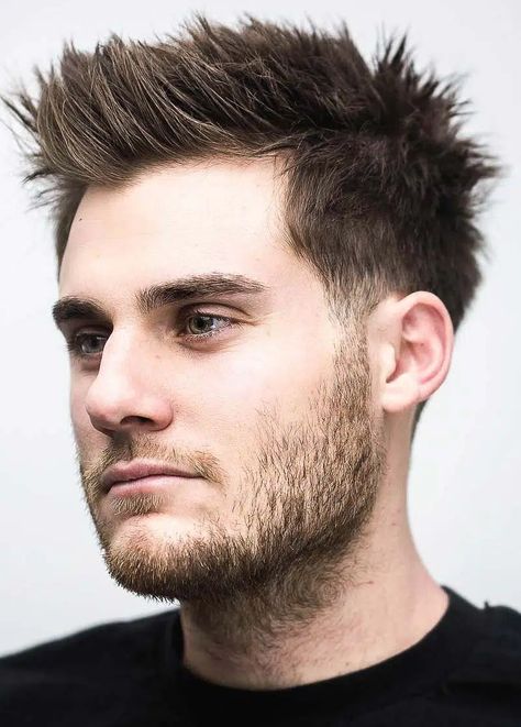 Preppy Hairstyles for Men - 31 Hairstyles for Preppy Look Spiked Hair Men, Spiky Hairstyles, Undercut Haircut, Short Spiky Haircuts, Preppy Hairstyles, Short Spiked Hair, Short Spiky Hairstyles, Hairstyle Names, Men's Short Hair