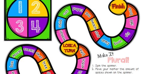 Classroom Freebies: "Make It Plural!" {A board game for practicing singular and plural nouns} Game Nook, Plural Nouns Activities, Nouns Activities, Singular And Plural Nouns, Singular Nouns, Grammar Games, Literacy Games, Singular And Plural, Classroom Freebies