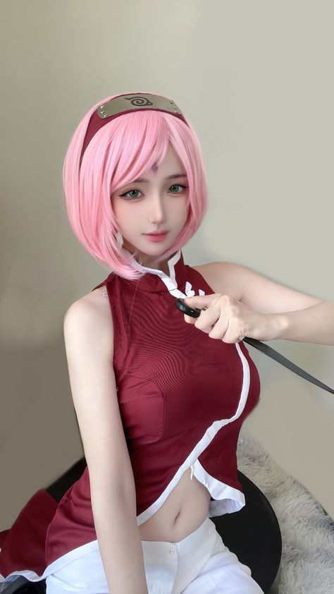 #Sakuraharuno #cosplay Semiramis Fate, Cosplay Sakura, Steven Universe Cosplay, Sakura Haruno Cosplay, Hinata Cosplay, Sakura Icons, Sakura Cosplay, Picture Mix, Rwby Fanart