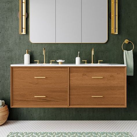 Mid century modern bathroom decor