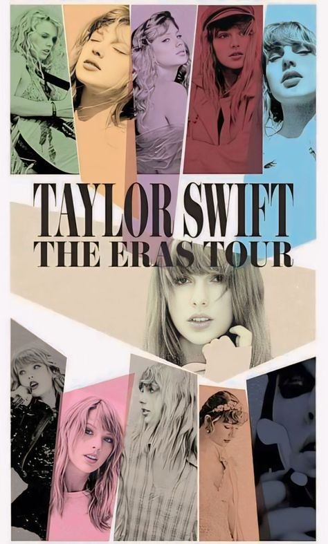 New Eras Tour Poster, Taylor Swift Ttpd Eras Tour Poster, Taylor Swift Ttpd Eras Tour, The Eras Tour Poster, Eras Tour Poster, Taylor Swift Images, Diy Outfits, Different Photos, 1989 Tour