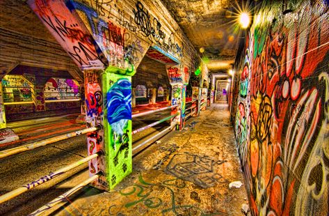 Krog Street Tunnel Street Art. Atlanta Atlanta Photography Locations, Atlanta Photoshoot, 60s Photoshoot, Krog Street Market, Atlanta Art, Atlanta Photography, Georgia Travel, Local Community, Location Photography