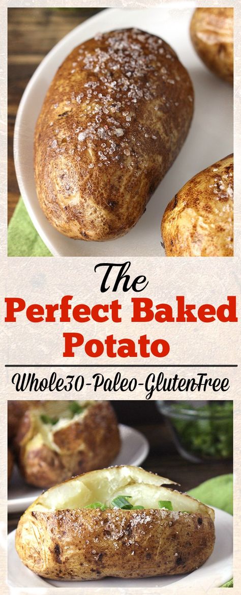 Baked Buffalo Chicken Wings, Food Potatoes, Potatoes Mashed, Perfect Baked Potato, Golden Skin, Recipes Skillet, Baked Buffalo Chicken, Iron Recipes, Vegan Baked