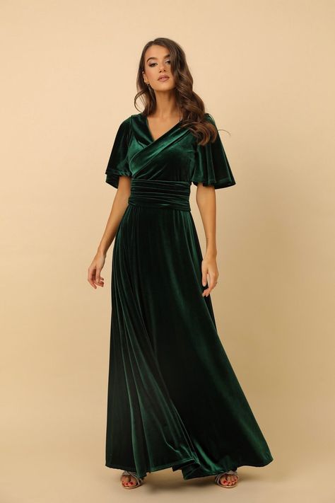 bridesmaid, velvet dress, maxi dress, cocktail dress, long sleeve, party dress, maid of honor, mother of the bride, a line dress, dress wedding guest, dress for women, bridesmaid velvet dress, wedding dress, reception dress, elegant dress, sale sale Velvet Dress Wedding Guest, Dark Green Velvet Dress, Emerald Green Velvet Dress, Couture Bridesmaid Dresses, Velvet Dress Long, Dark Green Dress, Maxi Dress Wedding Guest, Green Velvet Dress, Dress Wedding Guest