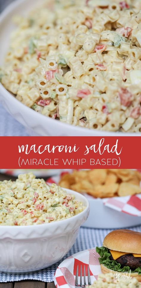 Pea And Cheese Salad, Miracle Whip Recipes, Recipe Pasta Salad, Tuna Macaroni Salad, Salad Summer, Best Macaroni Salad, Pasta Salad Dressing, Noodle Salad Recipes, Recipe Pasta