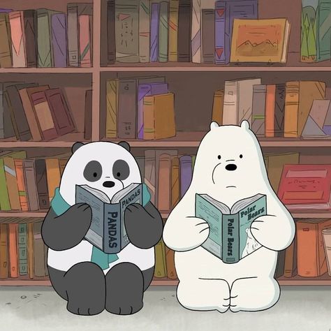 Beruang Grizzly, Cartoon Bears, Cute Panda Drawing, Ice Bear We Bare Bears, We Bare Bears Wallpapers, Ice Bear, Ice Bears, Cute Panda Wallpaper, We Bear