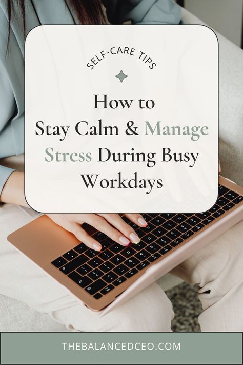 Discover essential tips and techniques to stay calm and effectively manage stress during hectic workdays. Learn how to prioritize tasks, practice mindfulness, and cultivate a peaceful mindset for increased productivity and well-being. via @thebalancedceo How To Stay Calm, How To Prioritize, Vision Board Goals, Practice Mindfulness, Calming Music, Standing In Line, Improve Focus, Clear Your Mind, Stay Calm