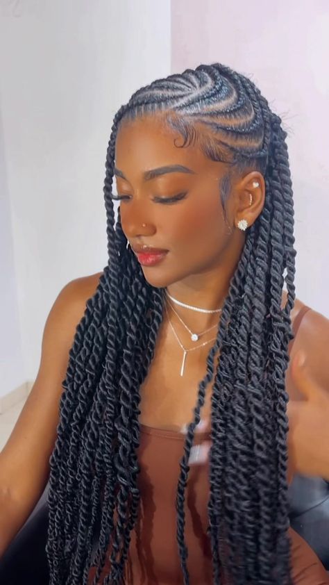 BraidsHairstyles Box Braid Hairstyles For Black Women, Braids For Black Women Knotless, Rasta Braids Hairstyles, Exotic Braids, Long Braids For Black Women, Trendy Braids Hairstyles, Long Braid For Black Women, Braided Ponytail Black Hair, Nice Braids