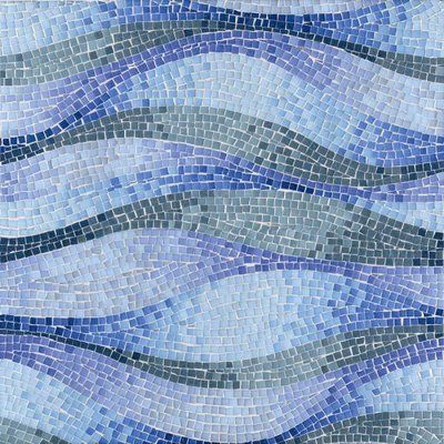 Contemporary Bathroom Tiles, Mosaic Waves, Beach Mosaic, Ravenna Mosaics, New Ravenna, Mosaic Tile Designs, Pool Art, Contemporary Tile, Mosaic Tile Art