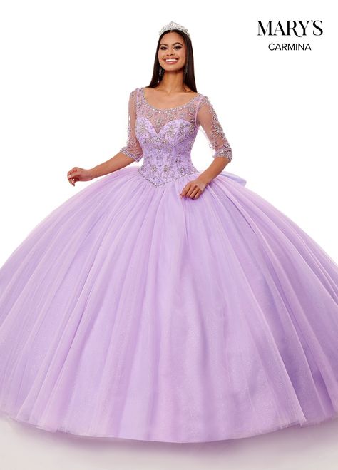 Lilac Lace Dress, Quinceanera Collection, Quinceñera Dresses, Mary's Bridal, Rachel Allan, Quinceanera Dress, Long White Dress, Communion Dresses, Tulle Gown