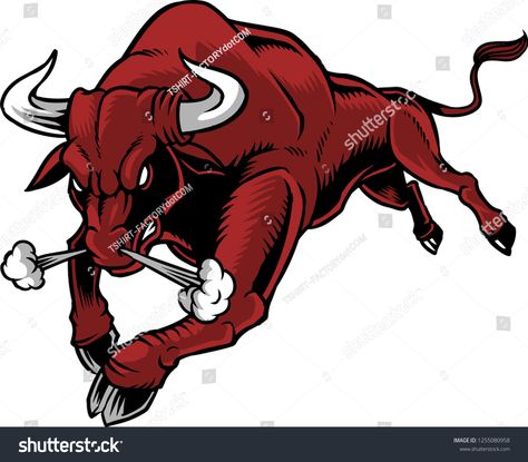 Toro Vector, Taurus Logo, Nature Cartoon, Wild Bull, Charging Bull, Bull Art, Bull Tattoos, Taurus Tattoos, Tattoo Outline Drawing