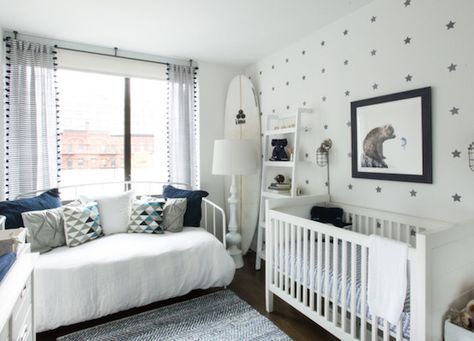 Daybed Layout, Nursery Office Combo, Nursery Daybed, Nursery Guest Room Combo, Nursery Curtains Boy, Nursery Rugs Boy, Guest Room Combo, Nursery Inspiration Boy, Nursery Layout