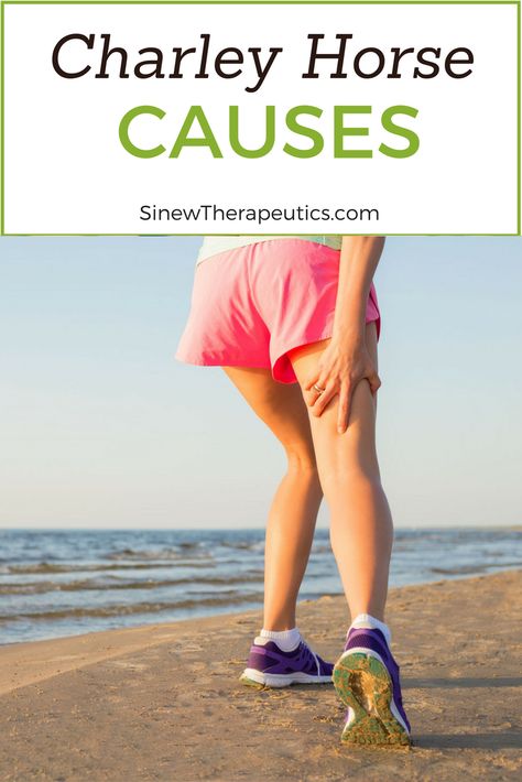 A blow to the thigh area that crushes the quadriceps against underlying bone is a common cause. Learn more about a Charley Horse at SinewTherapeutics.com Torn Hamstring, Charlie Horse, Hamstring Muscles, Horse Information, Knee Pain Exercises, Tight Hamstrings, Muscular Strength, Shiatsu Massage, Strength Conditioning