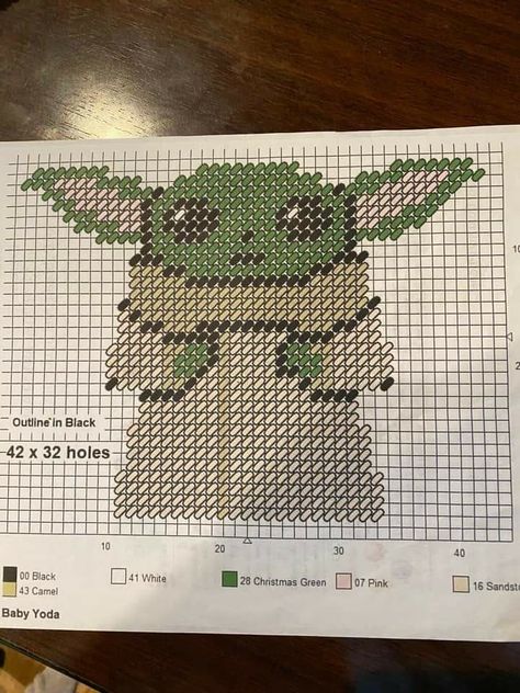 Yoda Plastic Canvas Patterns, Wiccan Plastic Canvas Patterns, Plastic Canvas Star Wars Patterns, Cross Stitch Harry Potter, Star Wars Crochet, Plastic Canvas Coasters, Plastic Canvas Stitches, Plastic Canvas Ornaments, Xmas Cross Stitch