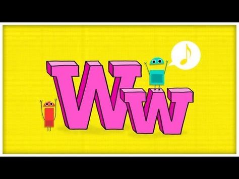 Download this song for FREE → http://sbot.co/letter-w    "Wonderful W" brings the 23rd letter of the alphabet to life, and is part of the StoryBots ABC Jamboree Series (from the team that brings you JibJab with music by Parry Gripp).   The StoryBots celebrate how wonderful the letter "W" is, and sing about wagons, wands, and waffles!    Lyrics:  Story... Phonics Rhymes, Alphabet Video, Phonics Videos, Letter Song, Abc Song, Classroom Anchor Charts, Abc Songs, Alphabet Songs, Abc Activities