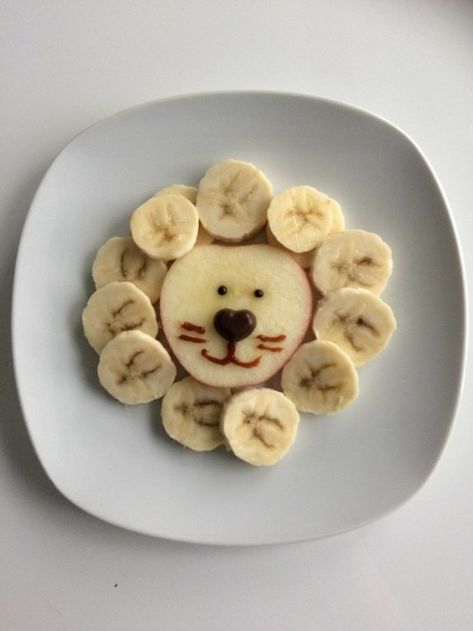 Banana Food Art, Food Art For Kids, Cute Snacks, Food Carving, Easy Food Art, Fun Snacks For Kids, Kids Food, Fun Kids Food, Food Crafts