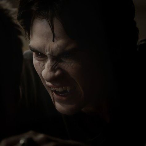 Damon Vampire Face, Damon Salvatore Vampire Face, Damon Salvatore Aesthetic, Damon Salvatore Vampire, Stefan Vampire, Salvatore Aesthetic, Chaos Aesthetic, Tvd Characters, Vampire Face