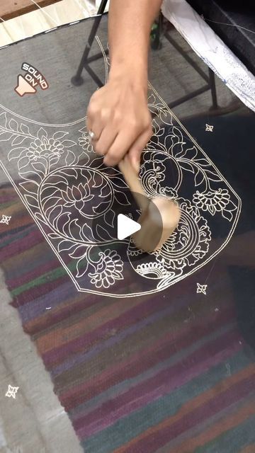 Palash on Instagram: "✨ Sneak peek behind the scenes! Witness the intricate pitta work embroidery transforming our Chanderi Kurti into a masterpiece. 

Stay tuned for the grand reveal of our exquisite pure silk collection! ✨ 

#BehindTheScenes #ChanderiKurti #HandEmbroidery #PittaWork #SneakPeek #ArtisanCraftsmanship #PureSilk #SpecialOccasions #EthnicWear #TraditionalCraft #IndianFashion #HandloomLove #FashionBehindTheScenes #ArtistryInMotion #ComingSoon #StayTuned #HandcraftedLuxury #CulturalHeritage #EmbroideryArt #FashionInProgress #WorkInProgress #ArtisanalFashion #TextileArt #IntricateDetails #FashionDesign #HandmadeWithLove #SilkFashion #ArtisanalCraft #FashionPreview #ArtisanWork

Follow for more amazing collections @palashstore @palashstore @palashstore" Pitta Work, Pitta Work Embroidery, Artisan Fashion, Traditional Crafts, Sneak Peek, Pure Silk, Embroidery Art, Beaded Embroidery, Hand Embroidery