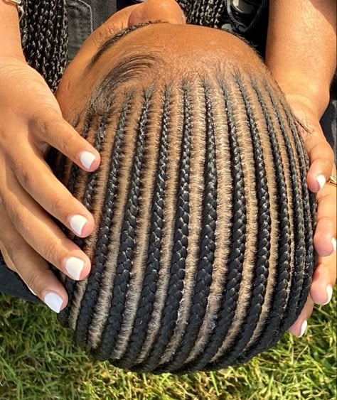 Faux Locs Marley Hair, Super Thick Hair, Press On Nail Art, Cornrows With Beads, Nail Almond, Latest Hair Braids, Cornrows Natural Hair, Cornrows Braids For Black Women, Short Box Braids Hairstyles