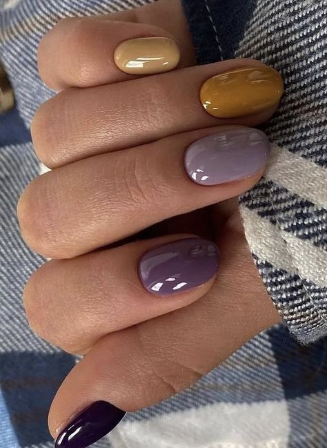 September Nails, Fall Gel Nails, Cute Gel Nails, Dipped Nails, Funky Nails, Fancy Nails, Chic Nails, Short Acrylic Nails, Nail Polishes