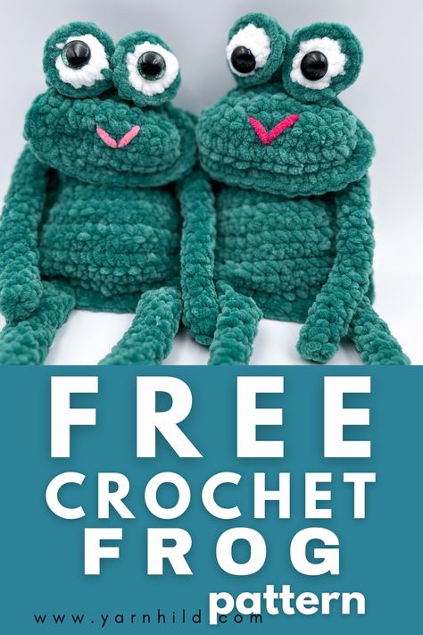 Diy Frog Plush, Crochet Baby Lovey Free Pattern, Lovey Free Pattern, Cute Crochet Frog, Crochet Baby Lovey, Crochet Creatures, Amigurumi Frog, Frog Crochet, Frog Pattern