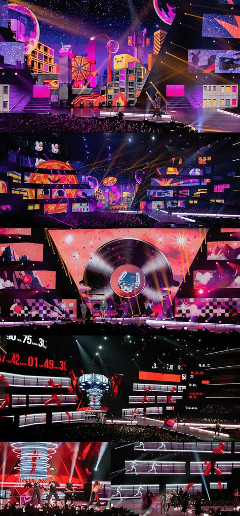 2024 年大爱秀 :: Behance Concert Stage Design, Event Layout, Love Show, Dance Stage, Stage Set Design, Zine Design, Concert Stage, Architecture Drawing Art, Music Fest