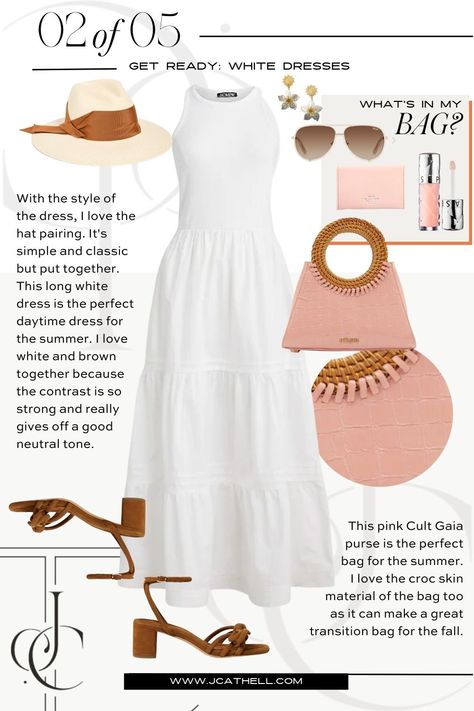 White Dresses for Spring - J. Cathell Petite White Dress, White Dress Casual, Petite Summer Dresses, Southern Preppy Style, J Cathell, Sunny Dress, Dresses For Spring, Spring Attire, Apostolic Fashion