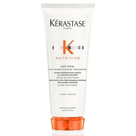 Nutritive Lait Vital Conditioner For Dry Hair | Kérastase Kerastase Nutritive, Softer Hair, Hair Nutrition, Hydrating Shampoo, Hair Routine, Normal Hair, Deep Conditioner, Hair Fibers, Clean Skincare